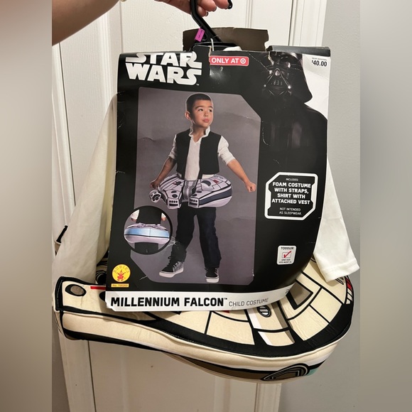 Star Wars Toddler Boys Millennium Falcon Space Ship Costume 3T-4T - Picture 3 of 3